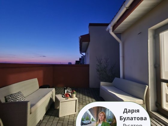 ЖК 7’я  2-кімнатна дворівнева квартира з розкішною терасою Счастливое