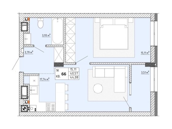 Продаж 1кім. Квартири Пустомити Пустомити
