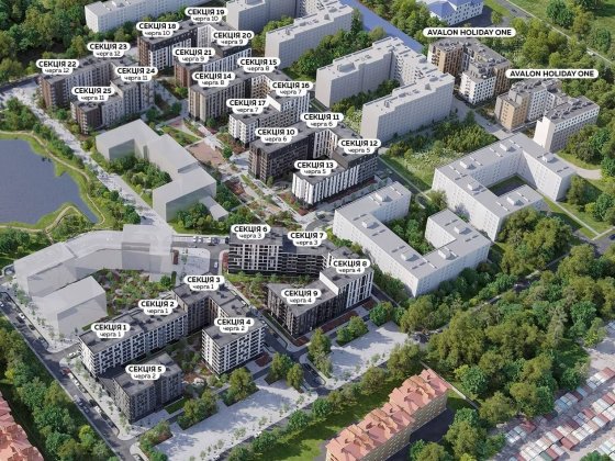 Продаж 1-кім.квартири в ЖК Avalon Holiday Сокільники