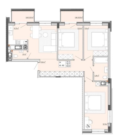 Продаж 3х кім квартири Пустомити, вул.Відродження - фото 1