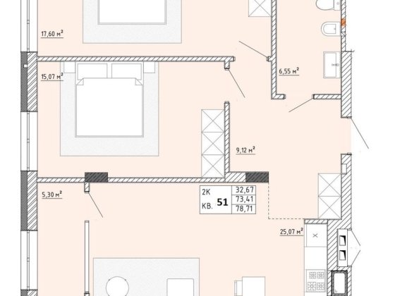 Прожаж квартири м.Пустомити, вул.Відродження Пустомыты