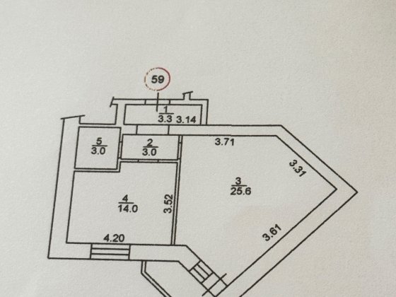 Продаж нової 1-кімнатної квартири Моршин