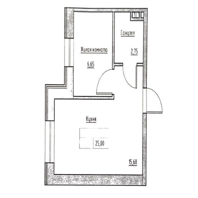 Продам 1 кімнатну квартиру Кекс - фото 1