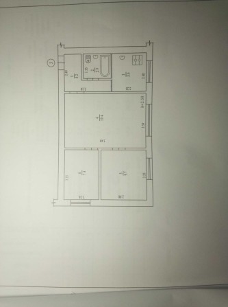 Продам 3км квартиру в Гадячі - фото 1