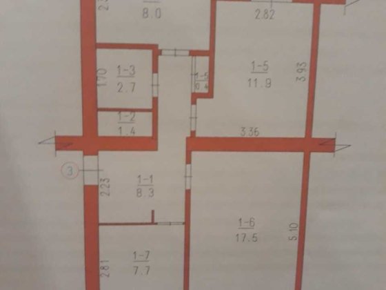 Продається 3-х кімнатна квартира в центрі м. Дунаївці Дунаївці