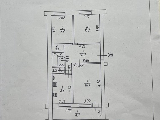 Продаж 3 кімнатної квартири Ріпки