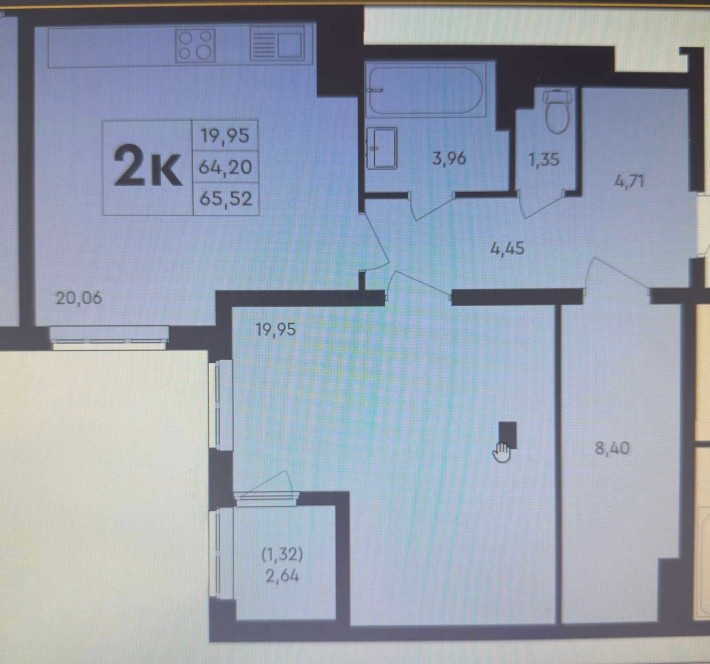 Продам без комісії 2-к квартиру! Власник! ЖК Скандія! Торг! - фото 1