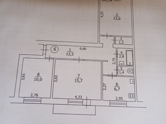 Продам 3к квартиру в м. Бориспіль Борисполь