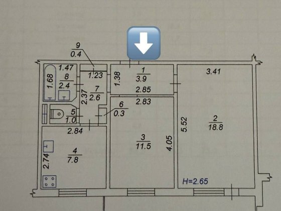 ‼️БЕЗ %‼️Продаж 2-х кім квартири, 53,5м2 у ВИШНЕВОМУ не кутова Вишневое