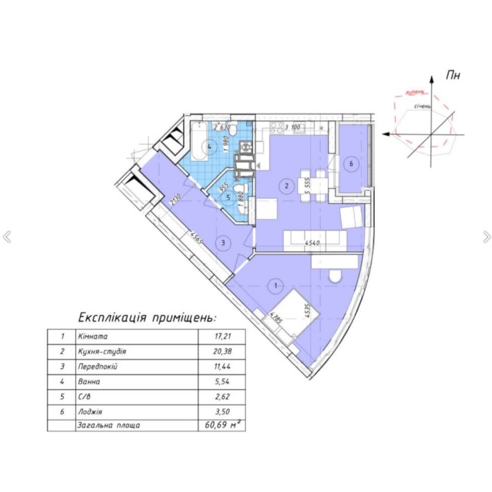 Продається Євродвушка ЖК Променада 2к Вишневе - фото 1
