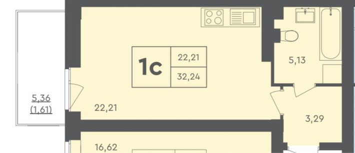 1к квартира, без%, можна на ремонт,м Лісова, ЖК Скандія,Scandiа,балкон - фото 1