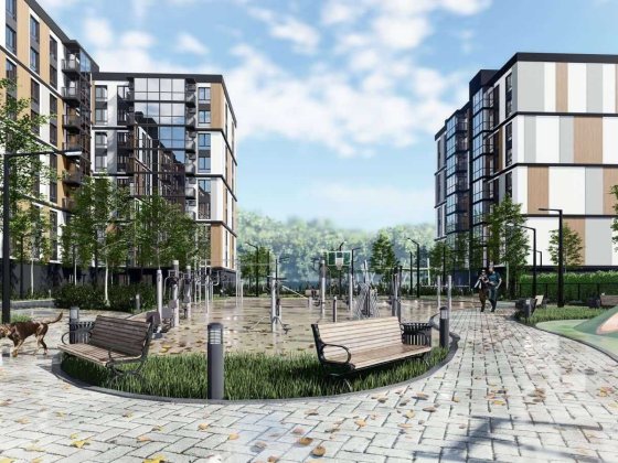 Чудова 1к квартира 38,3м2  в розстрочку на 15 місяців Вишневое