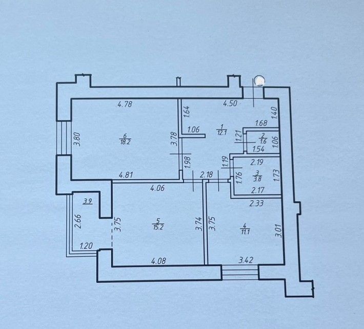 Двокімнатна квартира в ЖК Паркове містечко по вул.Національної Гвардії - фото 1