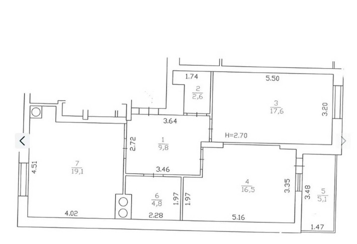 Є-Оселя Продаж 2к квартири в центрі Вишневе Остапа Вишні 1а - фото 1