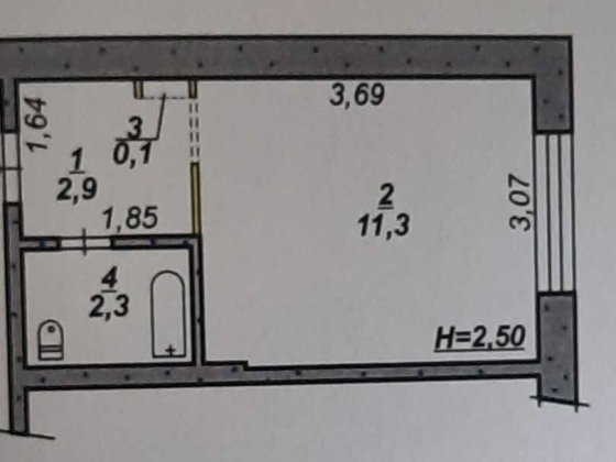 Кімната у гуртожитку Даманський вул. Доватора 29 (комната в общежитии) Кривой Рог
