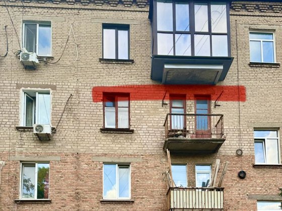 3-х сталінка, Суха Балка, вул Ракітіна, буд 6 Кривой Рог