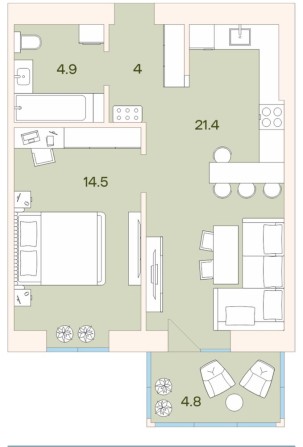 Продам квартиру жк Ренесанс - фото 1