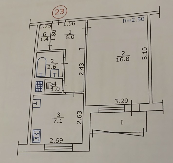 Продажа 1-комнатной квартиры - фото 1