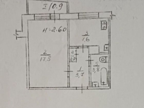 1- комнатная на Восточный-1 , бульвар Европейский 1А Кривой Рог