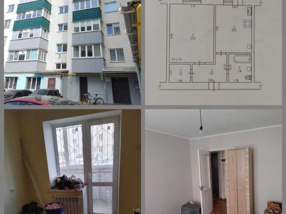 1к в цегляній новобудові з автономним опаленням Полтава