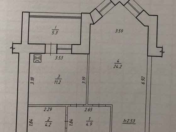 Продається світла 1-кімнатна квартира на пр. Свободи (Прокоф’єва) Сумы