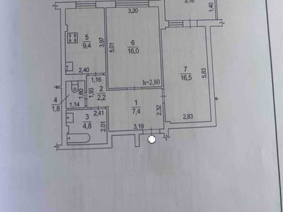 Продаж 2к квартири. Фурманова. Після будівельників. Новобудова. №12796 Полтава