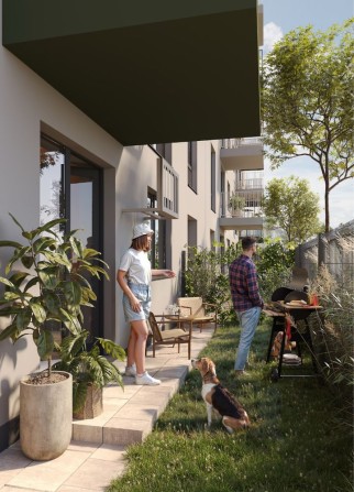2-кімнатна квартира з приватним патіо у  СУБУРБІЇ SOLO | 45 м² двору! - фото 1