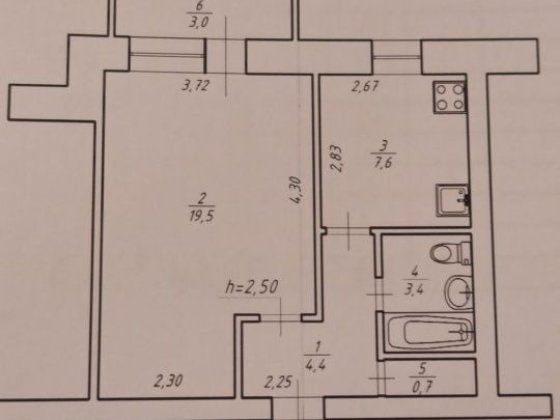 Однокімнатна квартира під Ваш ремонт. Сумы