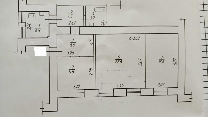 3-кімнатна квартира - фото 1