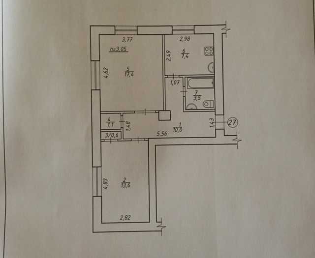 Продам 2 кімнатну квартиру - фото 1