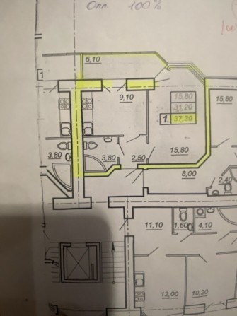 Продаж сирої 1-к квартири по вул.Глибока, район Східний - фото 1