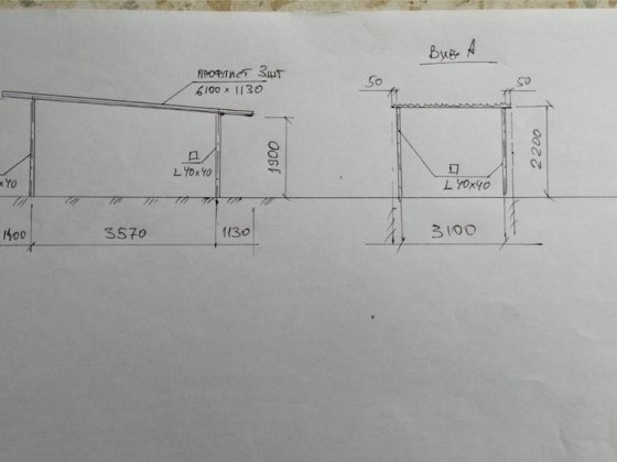 Продам навес под авто Кривий Ріг