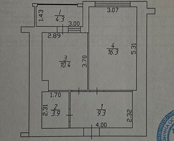 Однокімнатна квартира. Масани. Переуступка. - фото 1