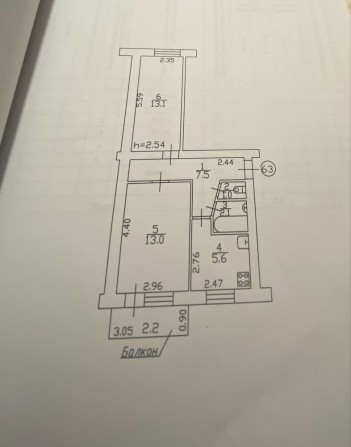 2-х кімнатна квартира в районі Сірерського - фото 1