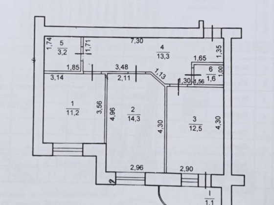 2 кімнатна квартира Льотка Чернигов