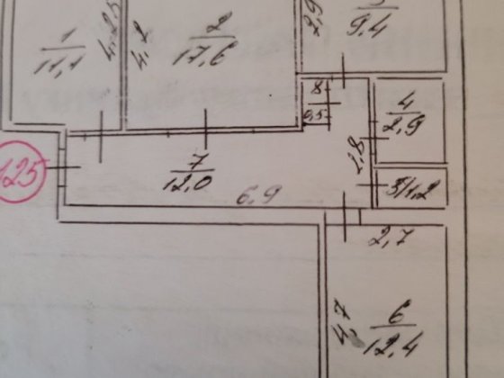 Продається 3-х кімнатна квартира Кропивницкий