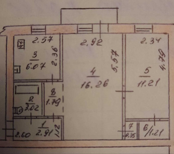 Квартира 2 кімнатна напроти Лахті від ВЛАСНИКА - фото 1