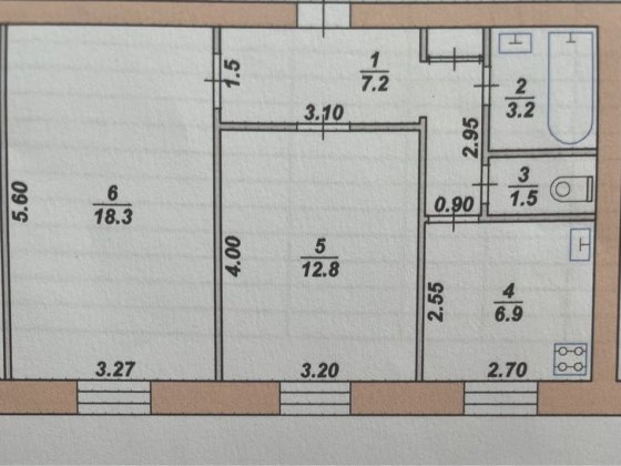 Продам двокімнатну квартиру Центр, вул. Театральна Житомир