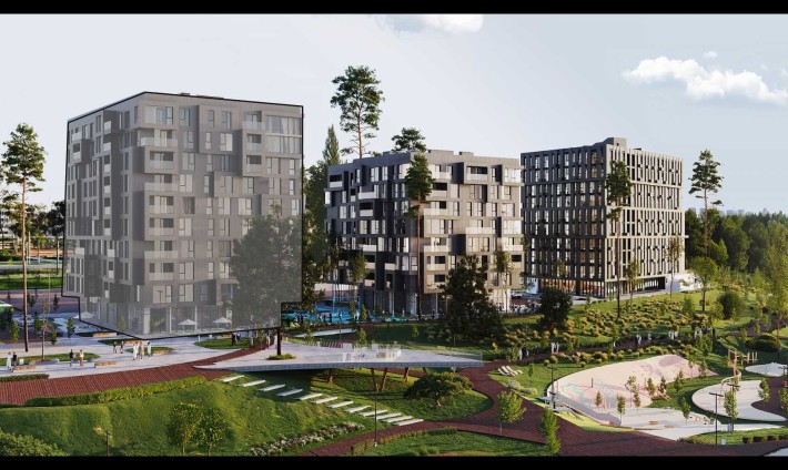 Продаж 2-к квартири 84 м2 у новобудові Five Address, вул. Раковського - фото 1