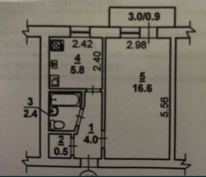 Продажа 1 комнатной квартиры. ВІД ВЛАСНИКА! Проспект Центральный - фото 1
