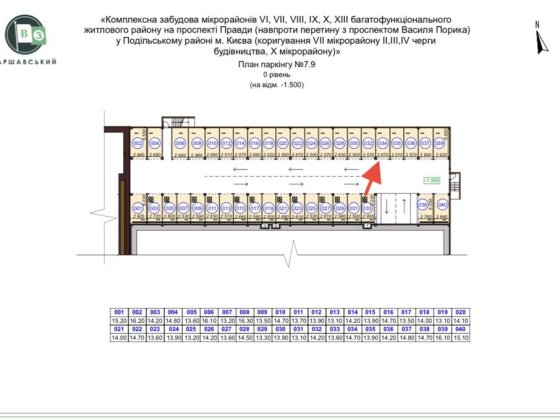 Оренда паркомісця Варшавський 3, Варшавський, Варшавський + Киев