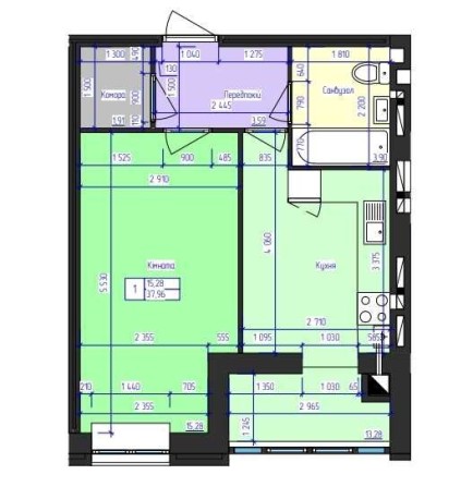 ЖК Ковалівський 1-кімнатна квартира (продажа або обмін) - фото 1