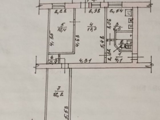 Продается 3к.квартира.55м.ЮТЗ- Молодогвардейская. Миколаїв