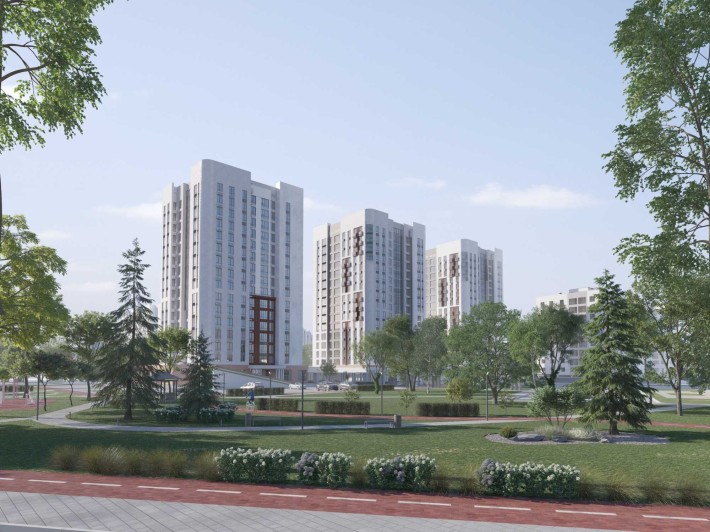 Двухкомнатная Первый взнос 5031$ Рассрочка на 48 месяцев 2к Новый ЖК - фото 1