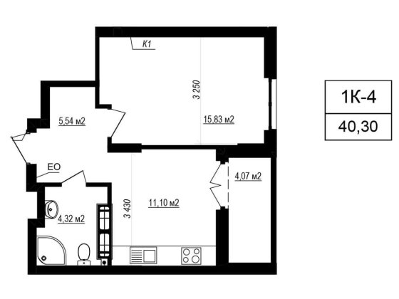 Однушка у новому ЖК. Дахова котельня з резервним живленням Софиевская Борщаговка