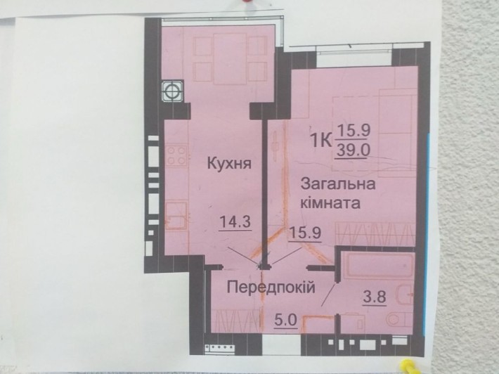 Львівський Маєток! Шикарна, велика 1 к 39м2 - фото 1