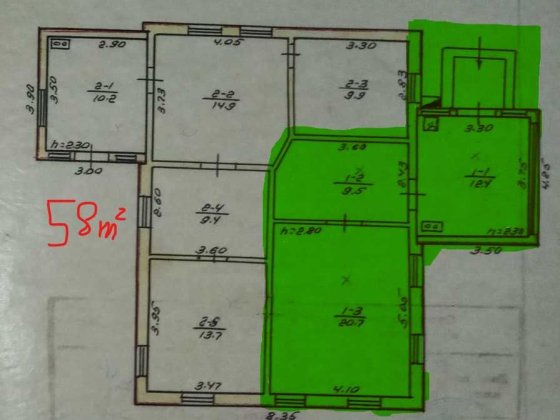 Пів-будинку в центрі Василькова Васильков