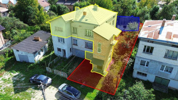 Продаж частини будинку з ділянкою у м.Дрогобич (вул. Довбуша) - фото 1