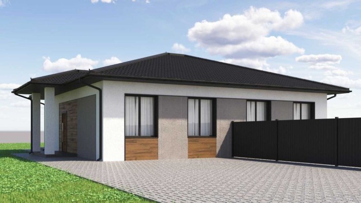 Одноповерхові дуплекси біля озера у Гостомелі - фото 1