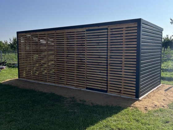 Бесідка модульна 5×2,4 м (12 м²) Ковель